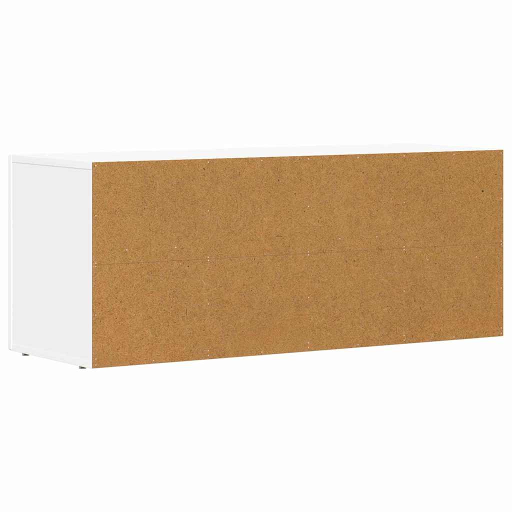 vidaXL TV-kast Wit 100 x 35 x 40 cm Bewerkt hout