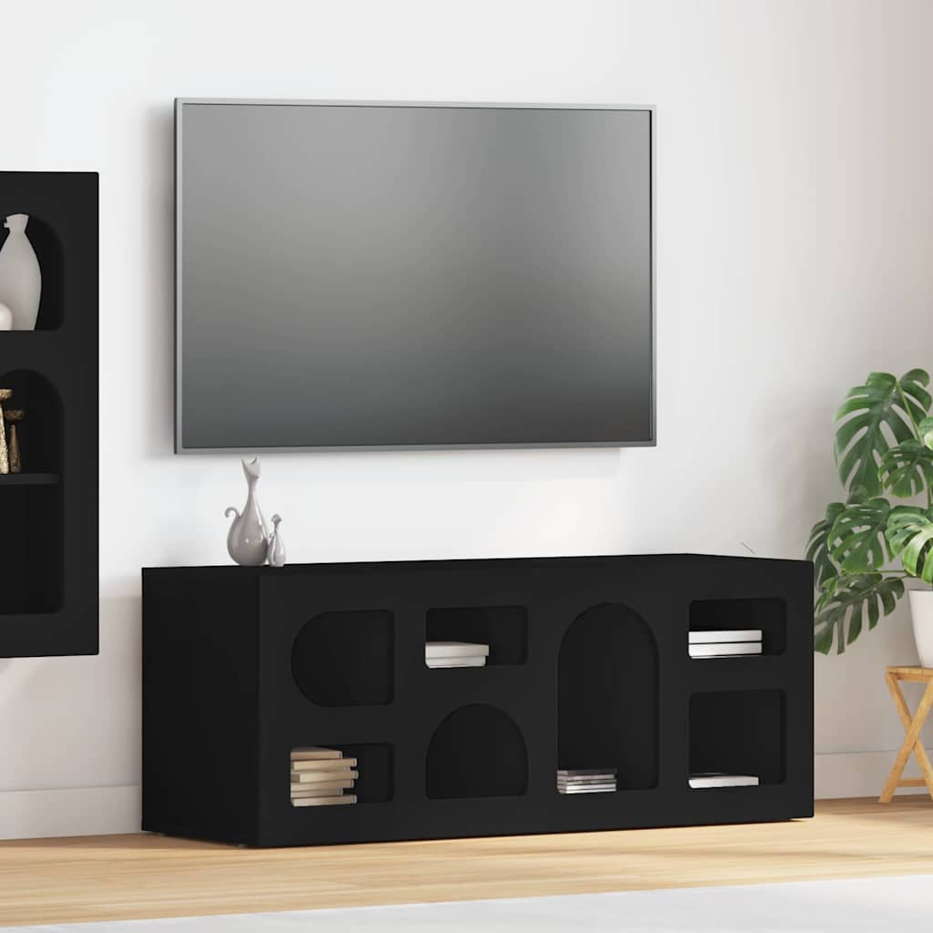 vidaXL TV-kast Wit 100 x 35 x 40 cm Bewerkt hout