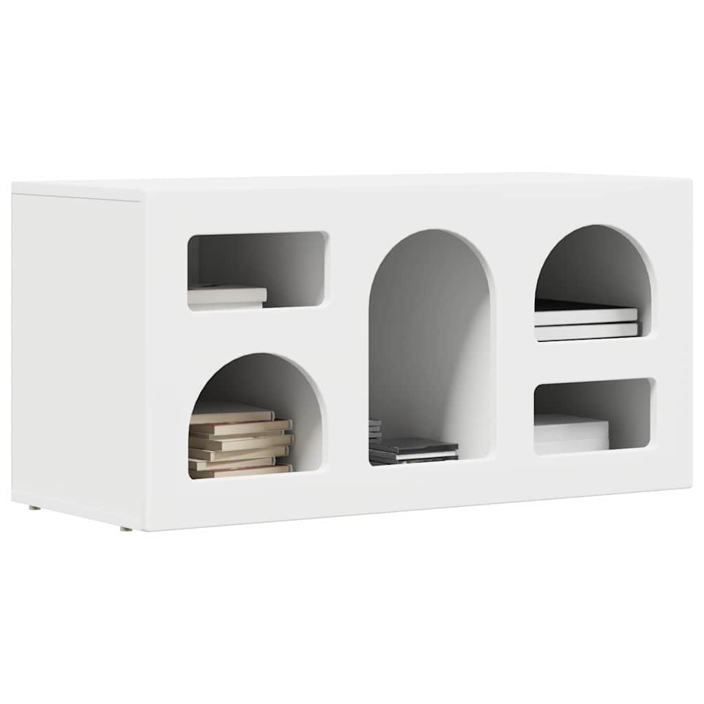 vidaXL TV-kast Wit 80 x 35 x 40 cm Bewerkt hout
