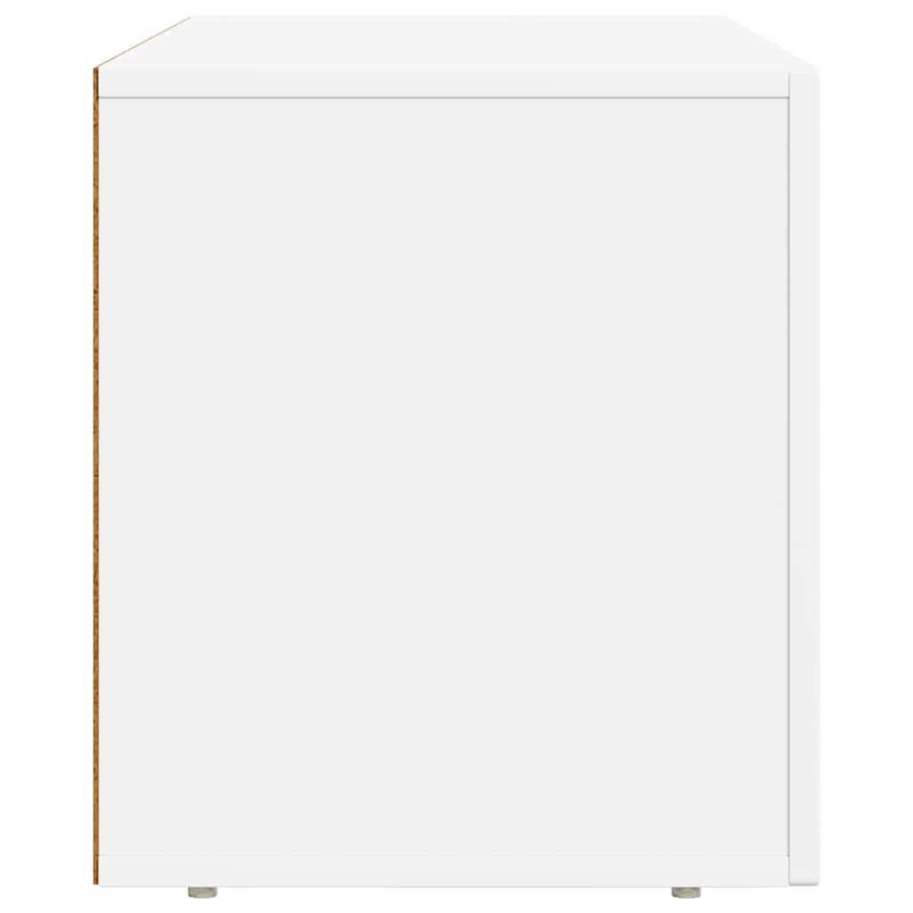vidaXL TV-kast Wit 80 x 35 x 40 cm Bewerkt hout