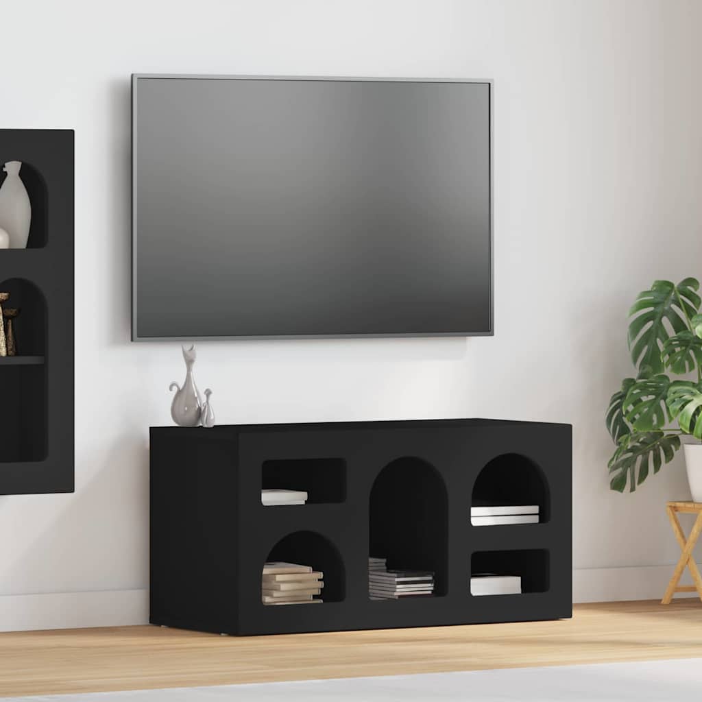 vidaXL TV-kast Wit 80 x 35 x 40 cm Bewerkt hout