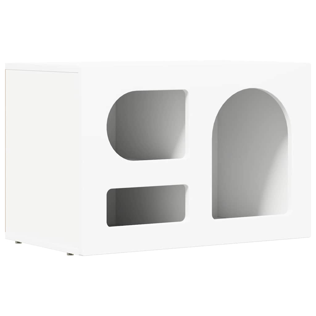 vidaXL TV-kast Wit 60 x 35 x 40 cm Bewerkt hout