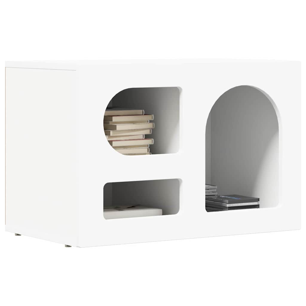 vidaXL TV-kast Wit 60 x 35 x 40 cm Bewerkt hout