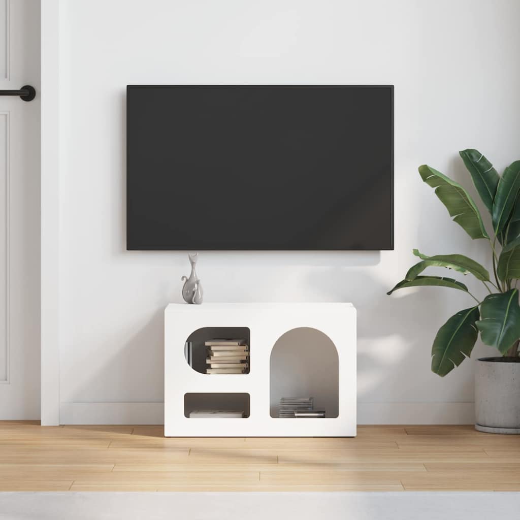 vidaXL TV-kast Wit 60 x 35 x 40 cm Bewerkt hout