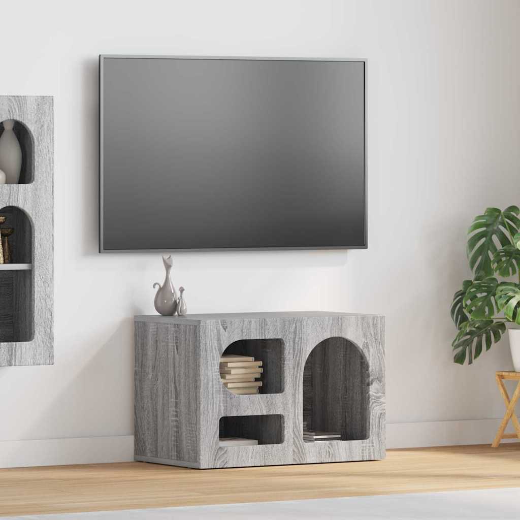 vidaXL TV-kast Wit 60 x 35 x 40 cm Bewerkt hout