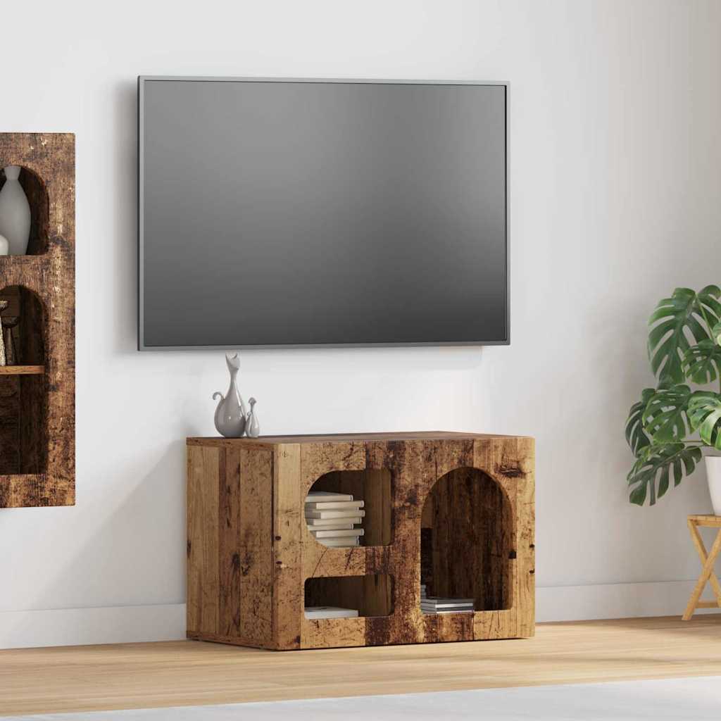 vidaXL TV-kast Wit 60 x 35 x 40 cm Bewerkt hout