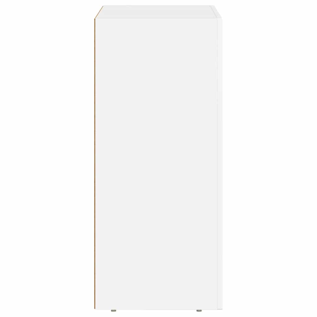 vidaXL Dressoir Wit 59 x 35 x 80.5 cm Bewerkt hout