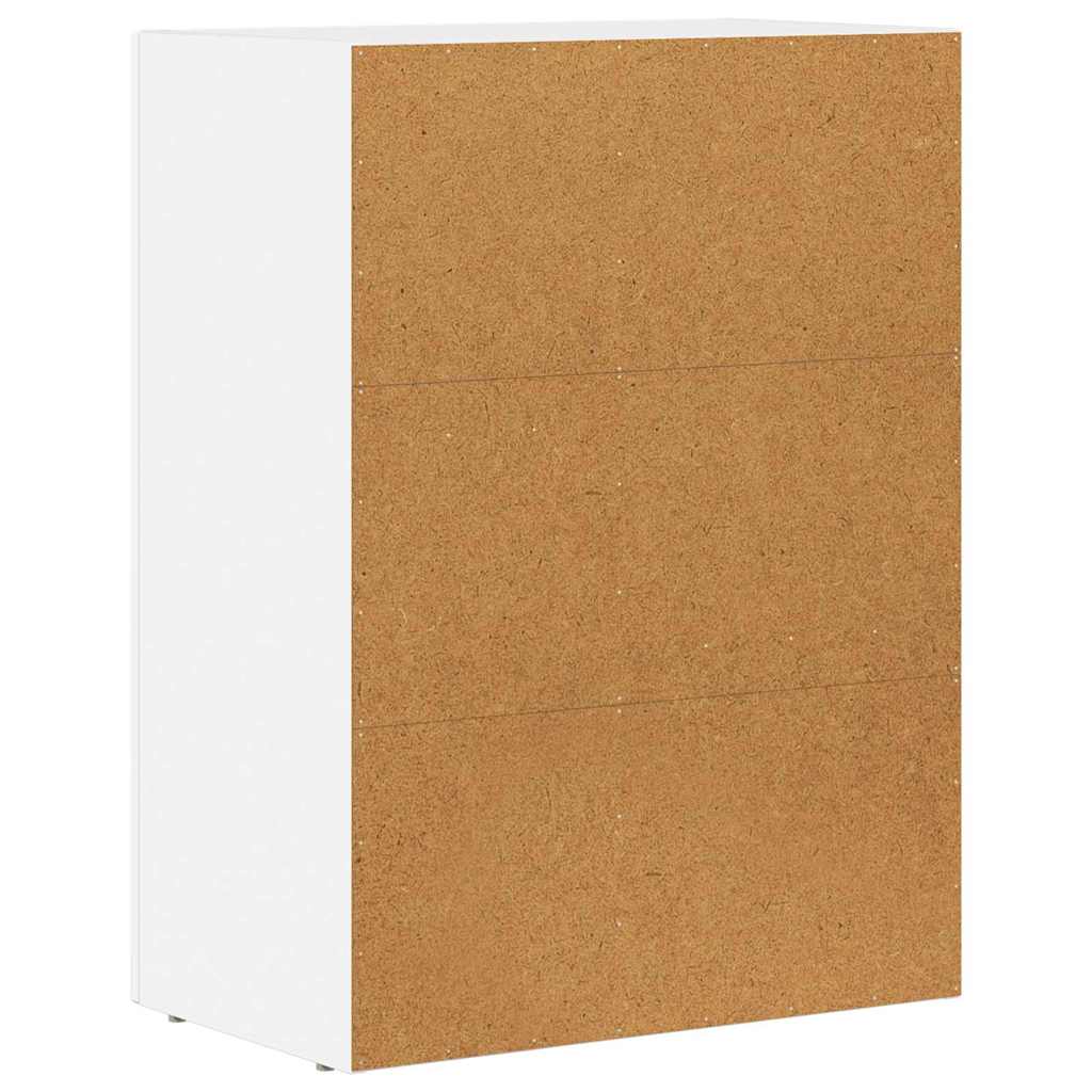 vidaXL Dressoir Wit 59 x 35 x 80.5 cm Bewerkt hout