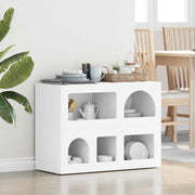 vidaXL Dressoir Wit 80,5 x 35 x 59 cm Bewerkt hout