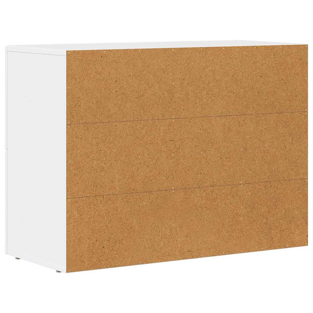 vidaXL Dressoir Wit 80,5 x 35 x 59 cm Bewerkt hout
