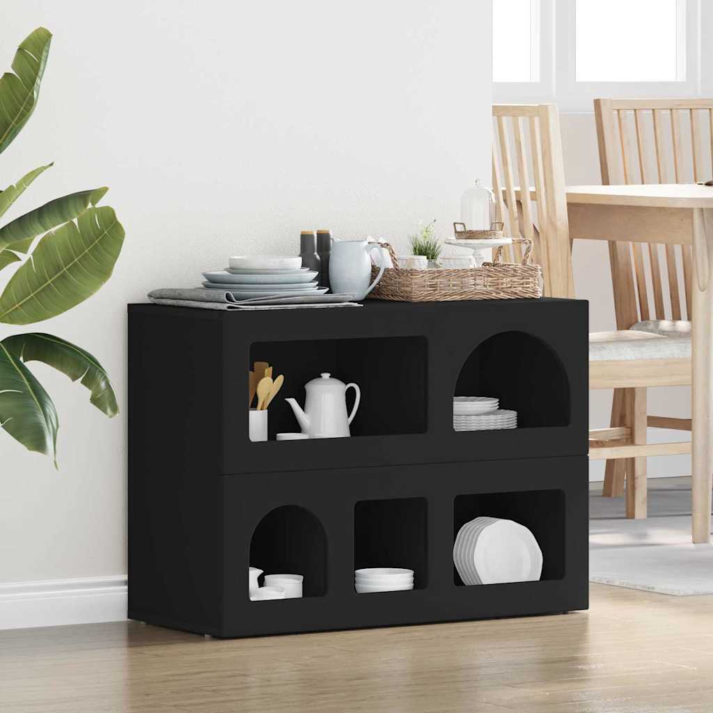 vidaXL Dressoir Wit 80,5 x 35 x 59 cm Bewerkt hout