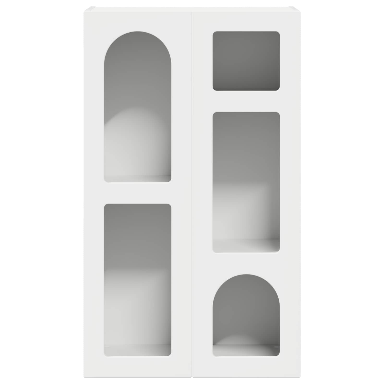 vidaXL Dressoir Wit 59 x 35 x 100,5 cm Bewerkt hout