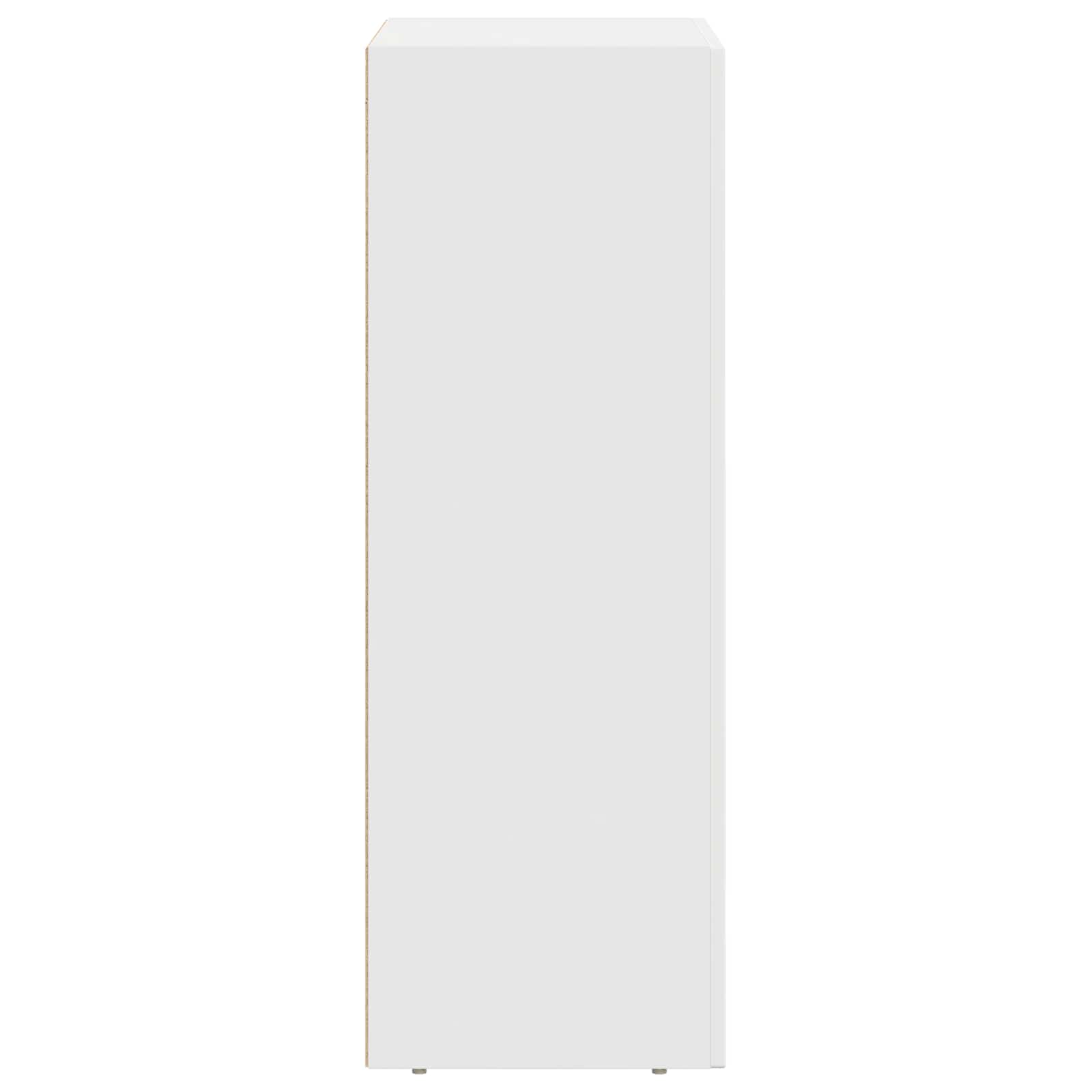 vidaXL Dressoir Wit 59 x 35 x 100,5 cm Bewerkt hout