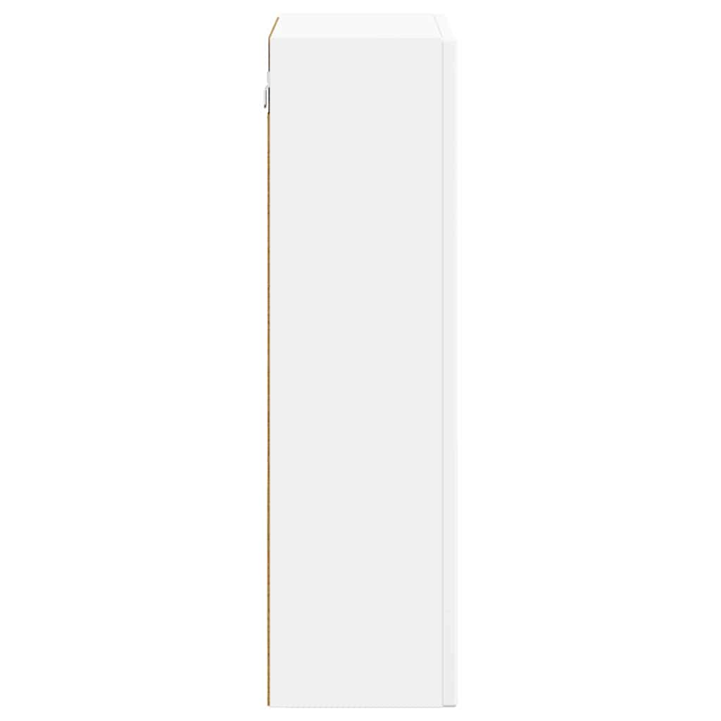 vidaXL Hangkast met plank Wit 59 x 20 x 71.5 cm Bewerkt hout