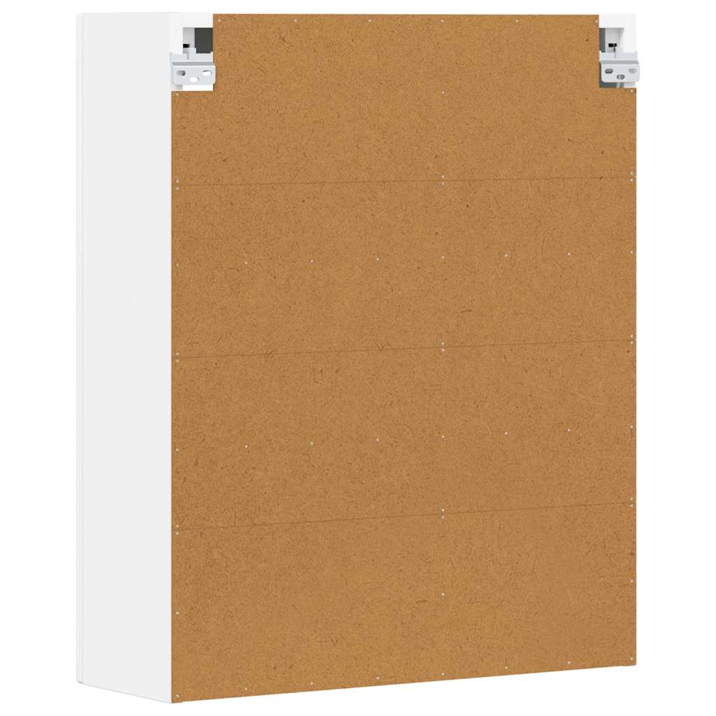 vidaXL Hangkast met plank Wit 59 x 20 x 71.5 cm Bewerkt hout