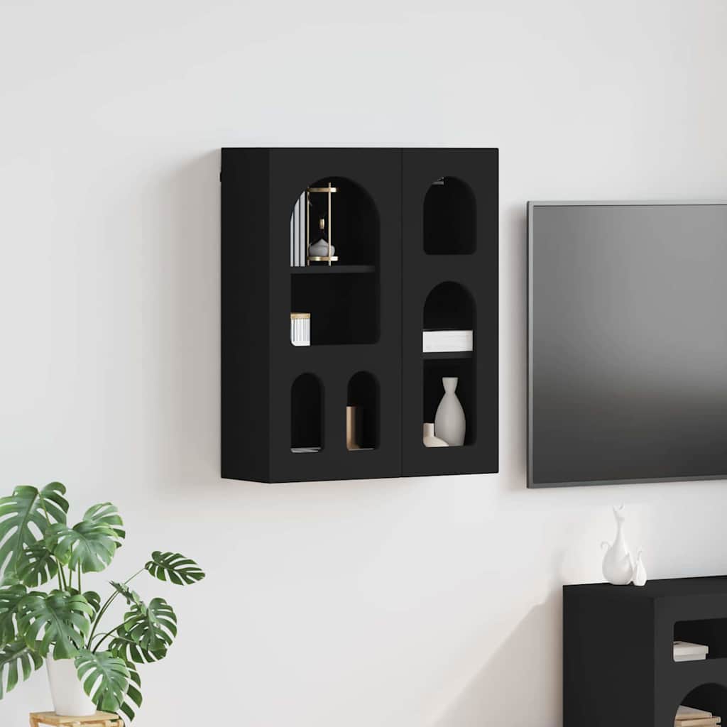 vidaXL Hangkast met plank Wit 59 x 20 x 71.5 cm Bewerkt hout