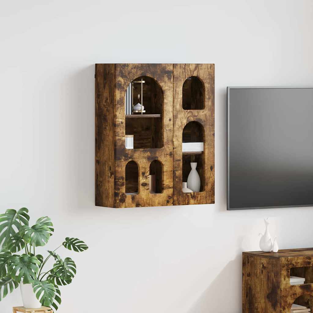 vidaXL Hangkast met plank Wit 59 x 20 x 71.5 cm Bewerkt hout