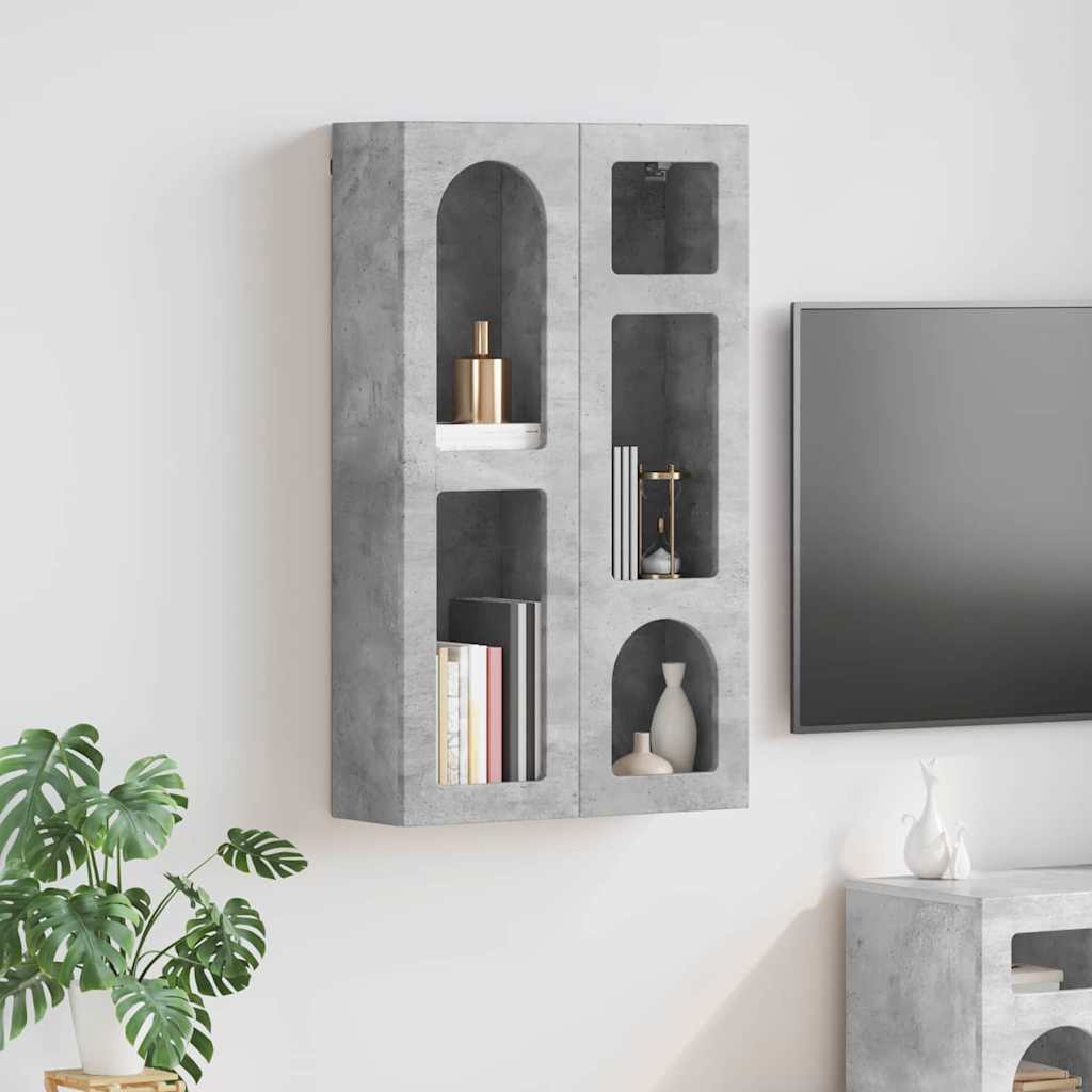 vidaXL Hangkast met plank met opslag Wit 59 x 20 x 100 cm Bewerkt hout