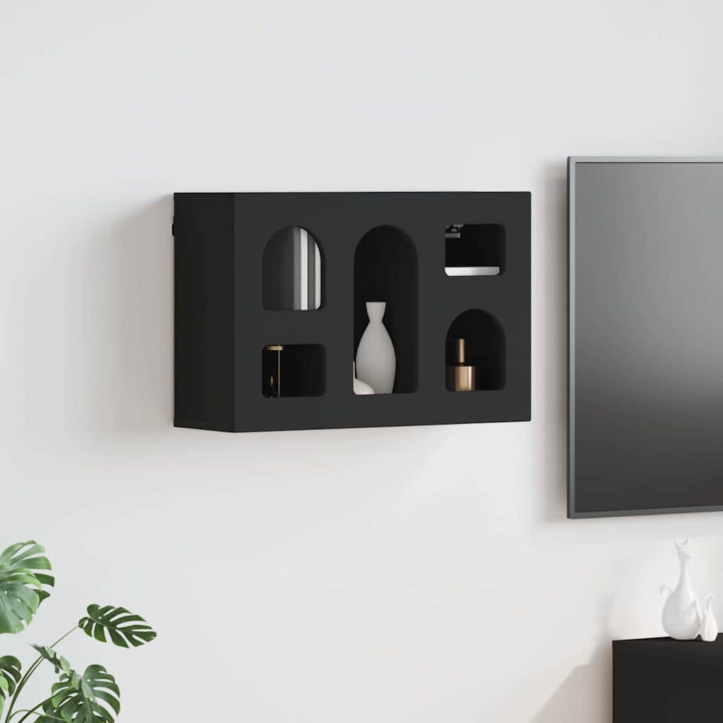 vidaXL Hangkast met plank met opslag Wit 60 x 20 x 40 cm Bewerkt hout