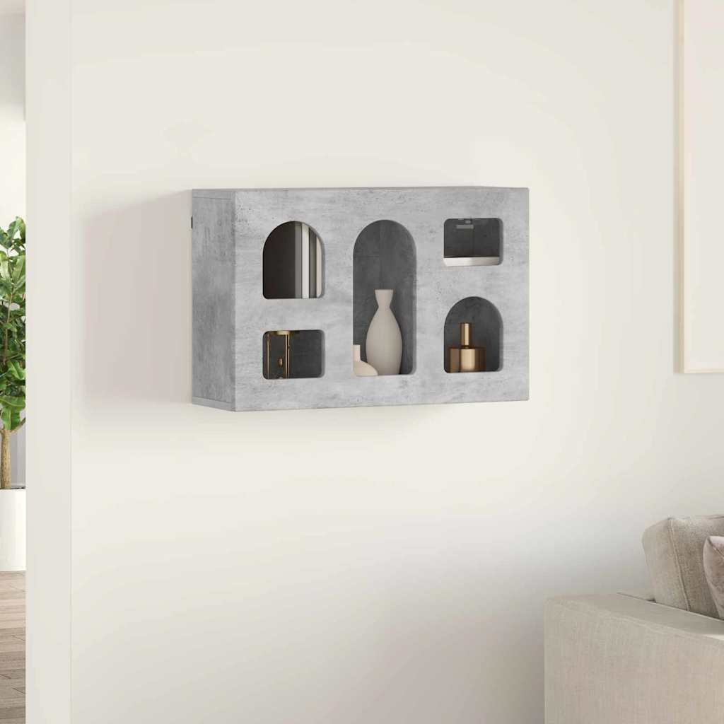 vidaXL Hangkast met plank met opslag Wit 60 x 20 x 40 cm Bewerkt hout