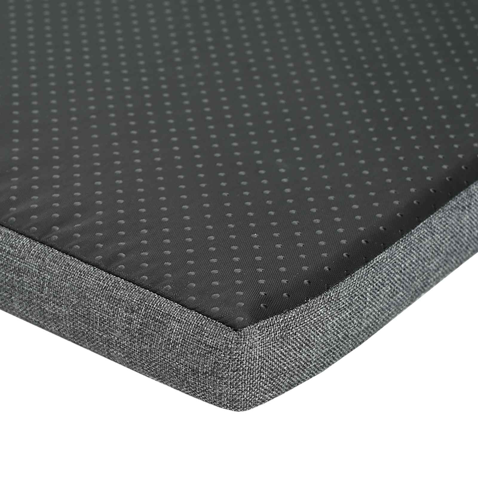 vidaXL Halbank met kussen met plank met opslag Wit 100 x 38 x 46 cm