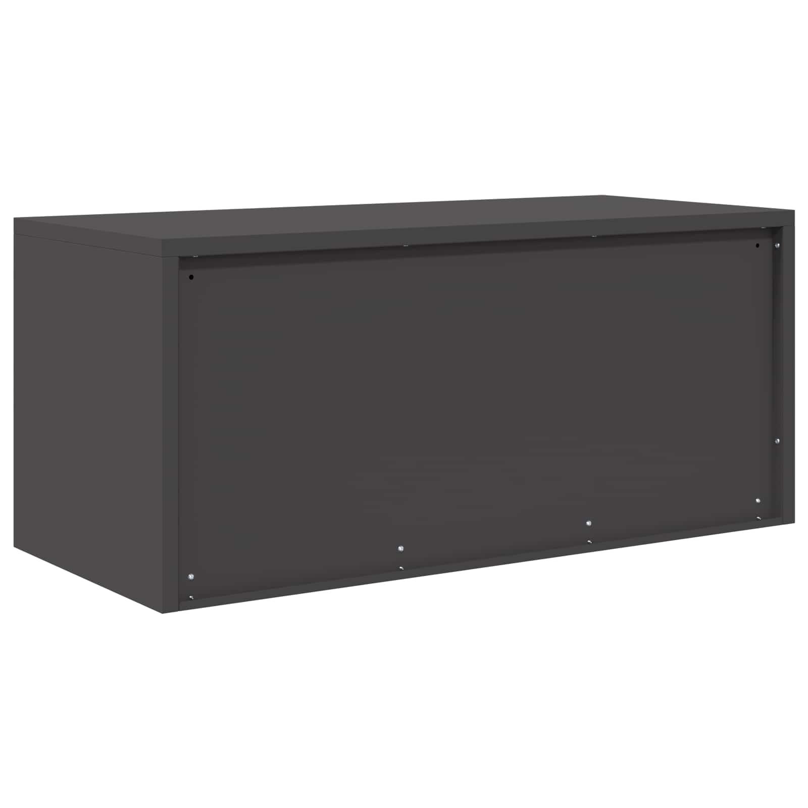 vidaXL Opbergkast 2 pcs Zwart 90 x 40 x 140 cm Koudgewalst Staal