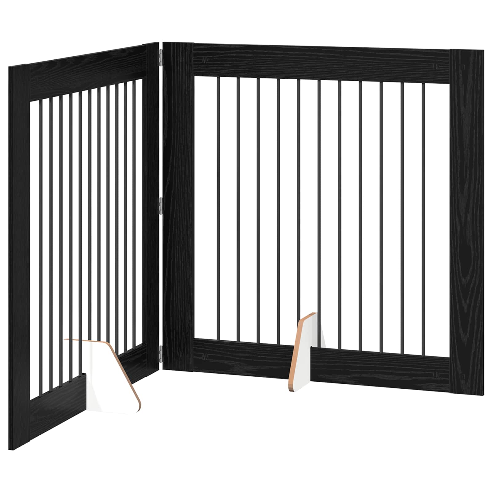 vidaXL Honden Playpen 2 pcs Grijze Sonoma 100 x 100 cm