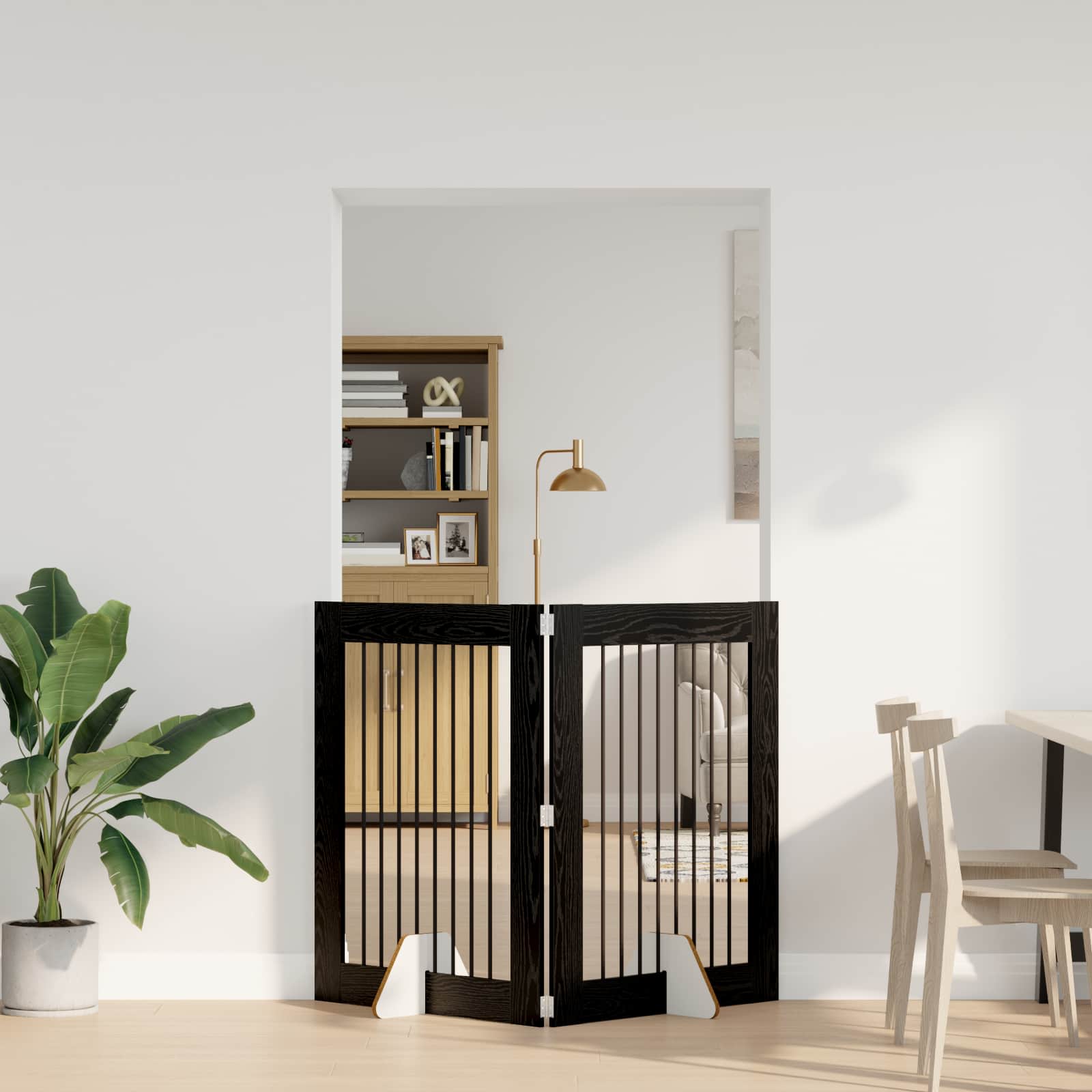 vidaXL Honden Playpen 2 pcs Grijze Sonoma 100 x 100 cm
