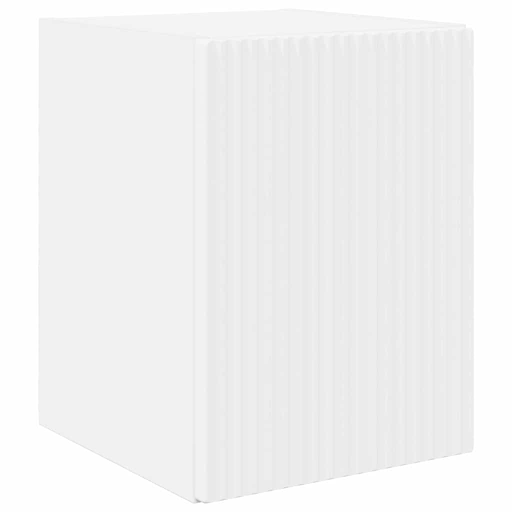 vidaXL TV Wandkast Wandgemonteerd Wit 30 x 31 x 40 cm Bewerkt hout