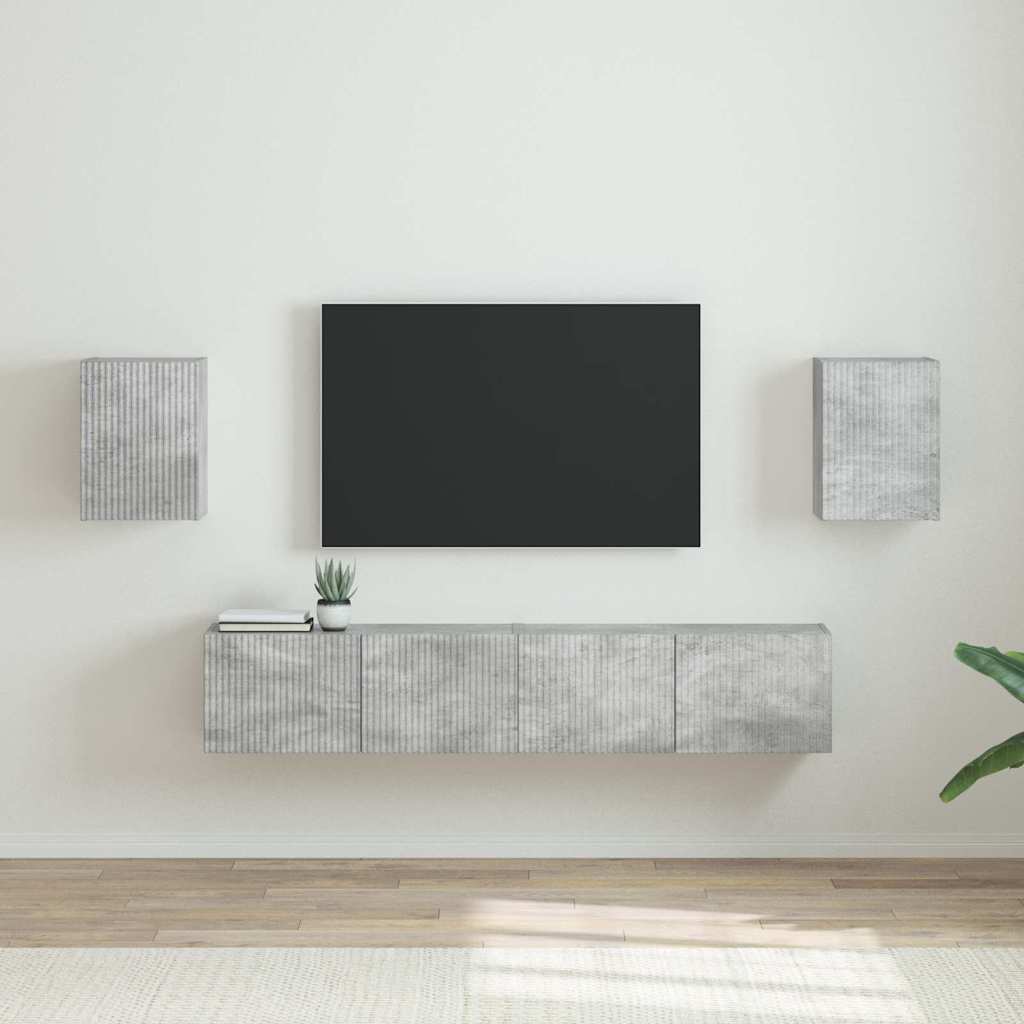vidaXL TV Wandkast Wandgemonteerd Wit 30 x 31 x 40 cm Bewerkt hout