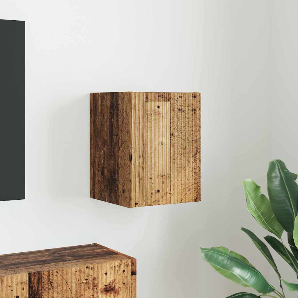vidaXL TV Wandkast Wandgemonteerd Wit 30 x 31 x 40 cm Bewerkt hout