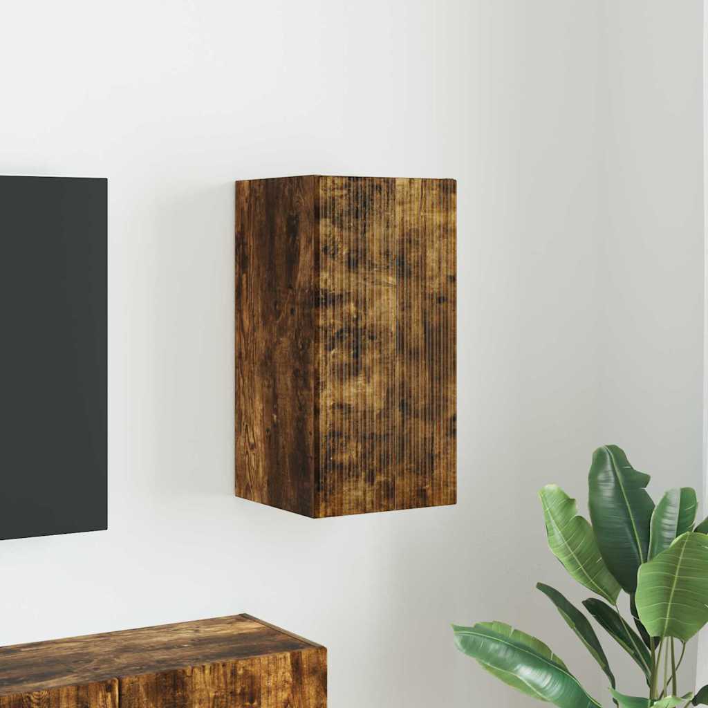 vidaXL TV Wandkast Wandgemonteerd Wit 30 x 31 x 40 cm Bewerkt hout