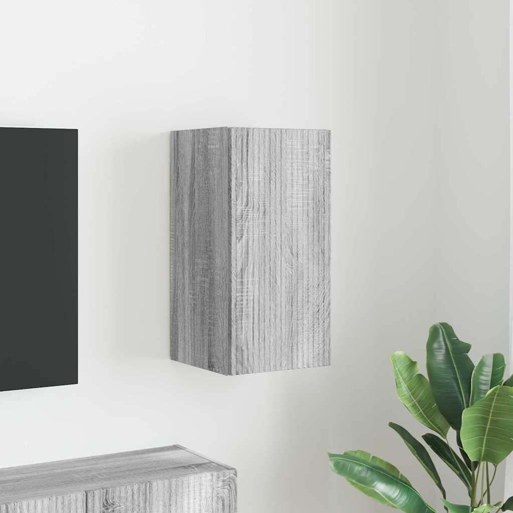 vidaXL TV Wandkast Wandgemonteerd Wit 30 x 31 x 40 cm Bewerkt hout