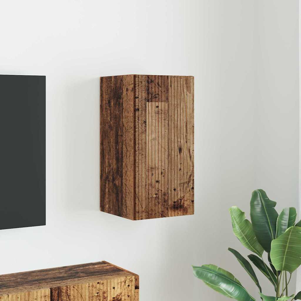 vidaXL TV Wandkast Wandgemonteerd Wit 30 x 31 x 40 cm Bewerkt hout