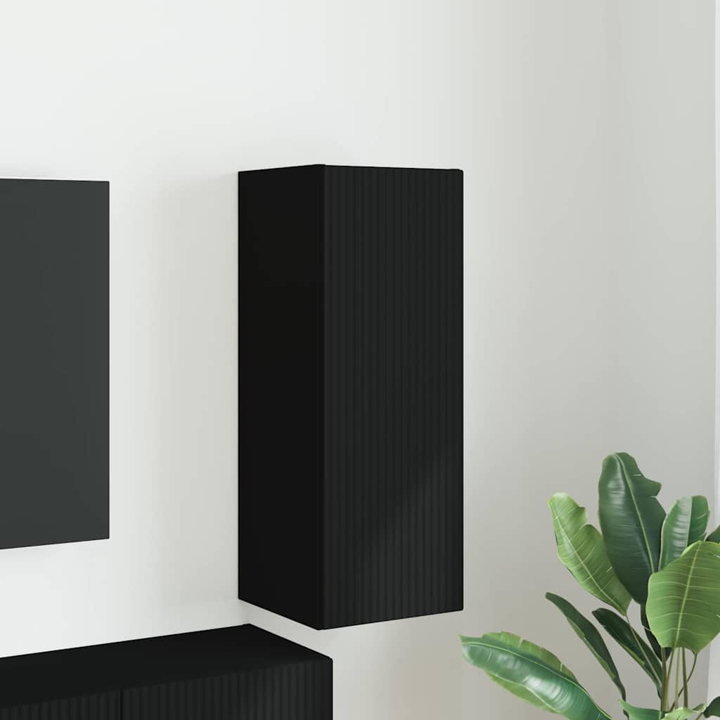 vidaXL TV Wandkast Wandgemonteerd Wit 30 x 31 x 40 cm Bewerkt hout