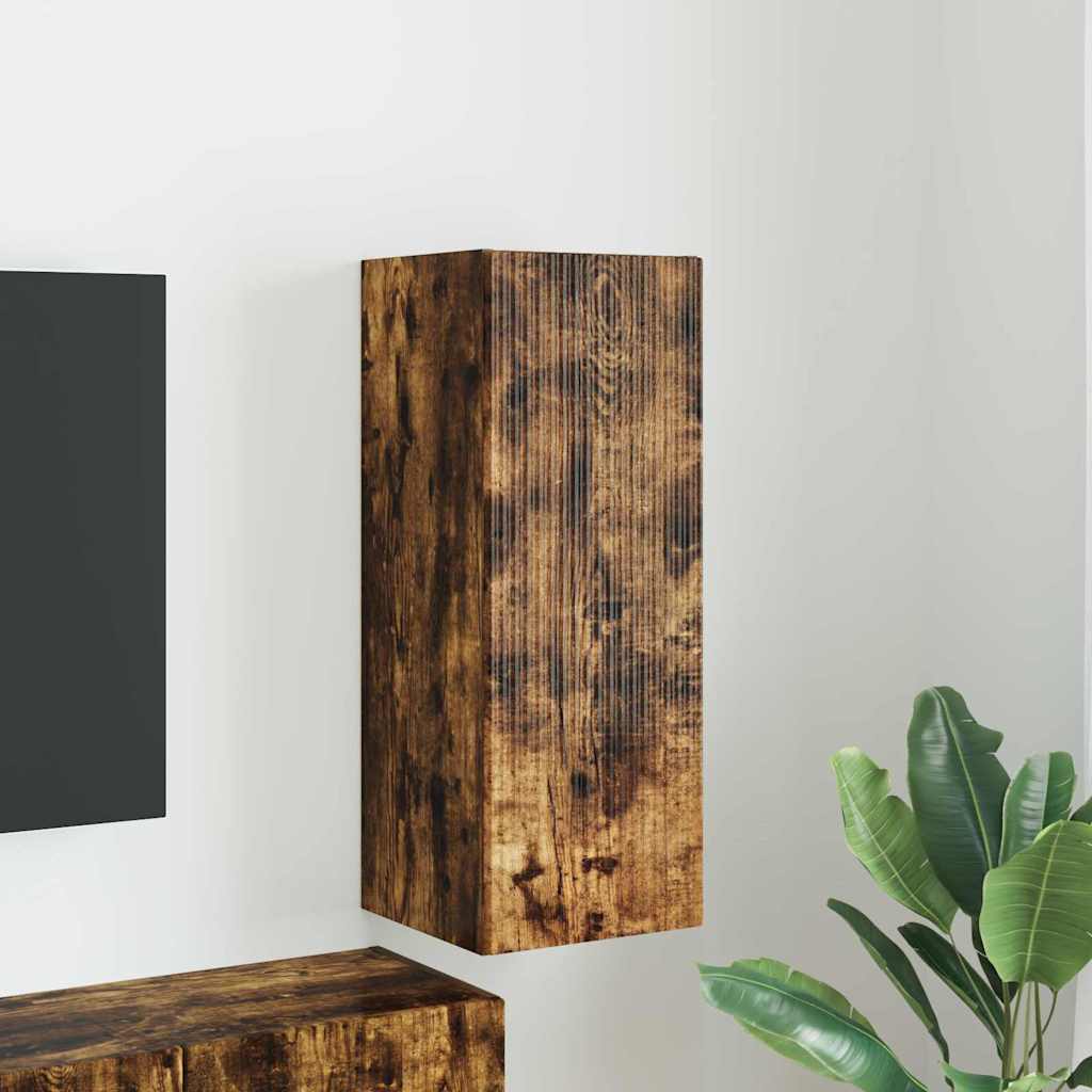 vidaXL TV Wandkast Wandgemonteerd Wit 30 x 31 x 40 cm Bewerkt hout