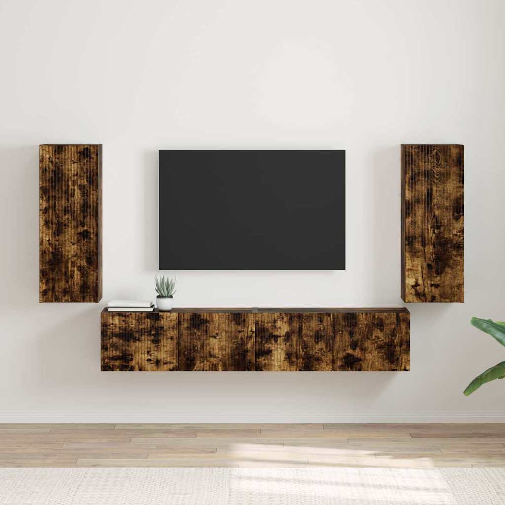 vidaXL TV Wandkast Wandgemonteerd Wit 30 x 31 x 40 cm Bewerkt hout