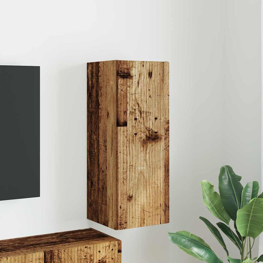 vidaXL TV Wandkast Wandgemonteerd Wit 30 x 31 x 40 cm Bewerkt hout