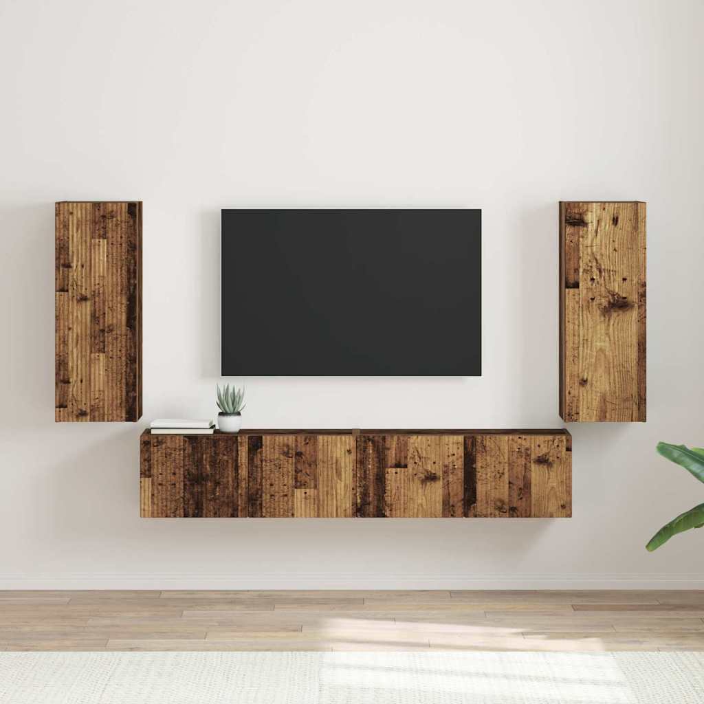 vidaXL TV Wandkast Wandgemonteerd Wit 30 x 31 x 40 cm Bewerkt hout