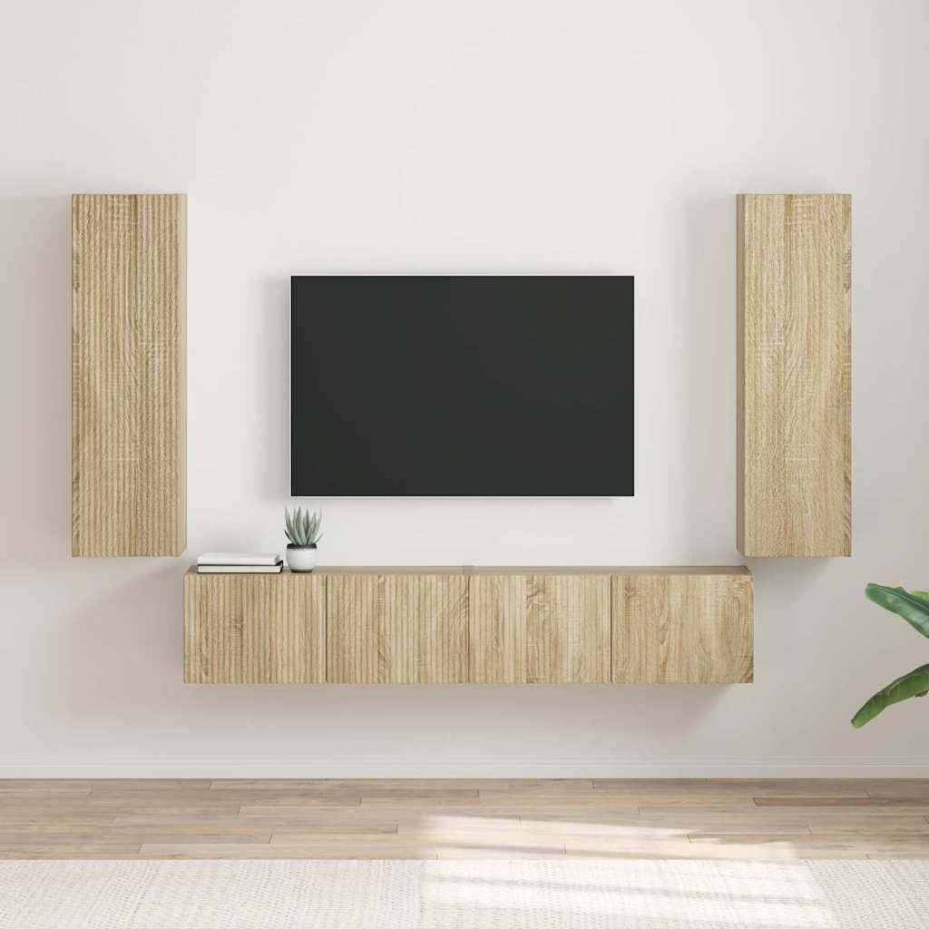 vidaXL TV Wandkast Wandgemonteerd Wit 30 x 31 x 40 cm Bewerkt hout