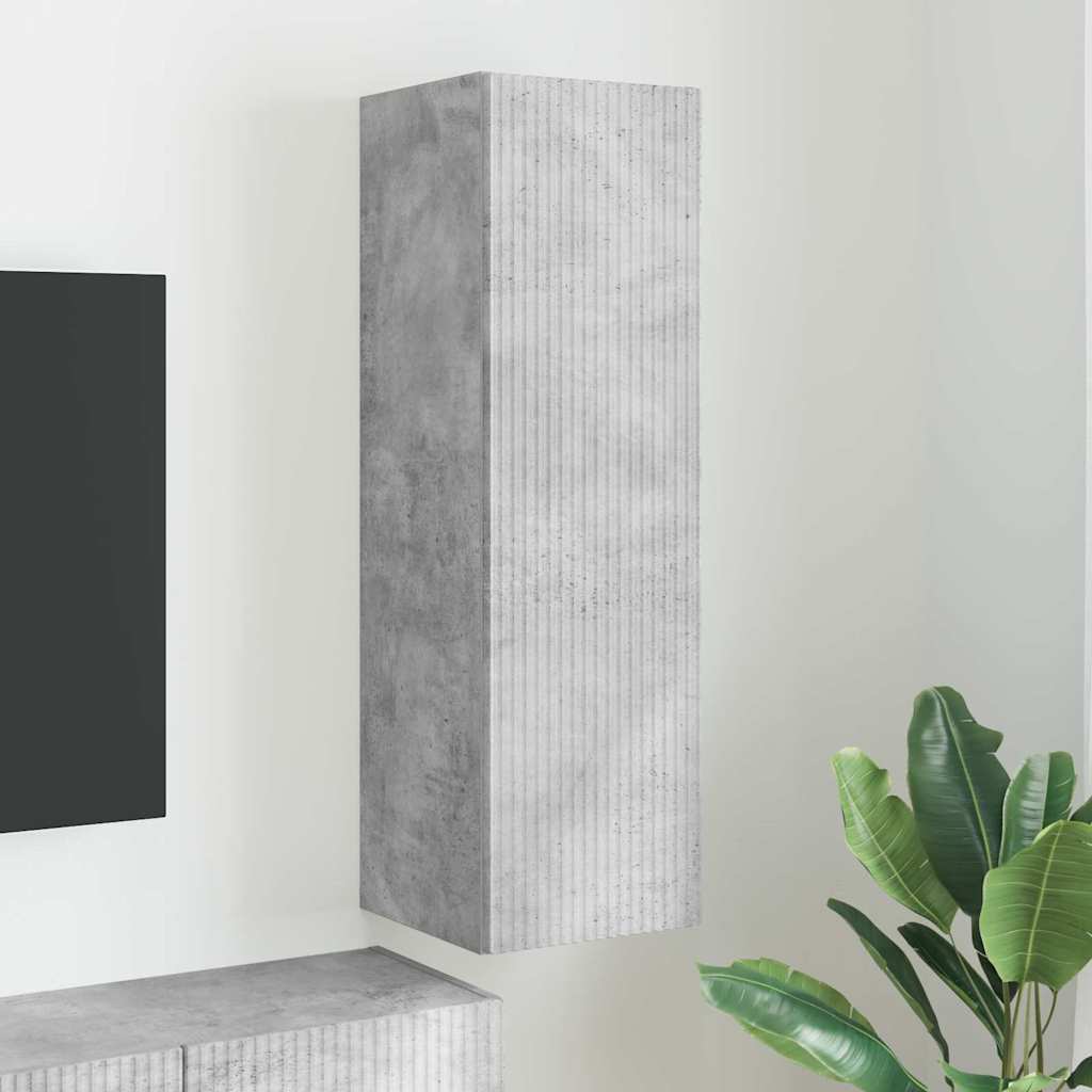 vidaXL TV Wandkast Wandgemonteerd Wit 30 x 31 x 40 cm Bewerkt hout