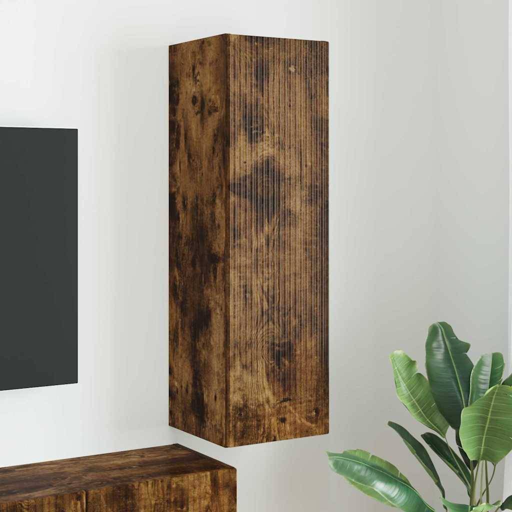 vidaXL TV Wandkast Wandgemonteerd Wit 30 x 31 x 40 cm Bewerkt hout