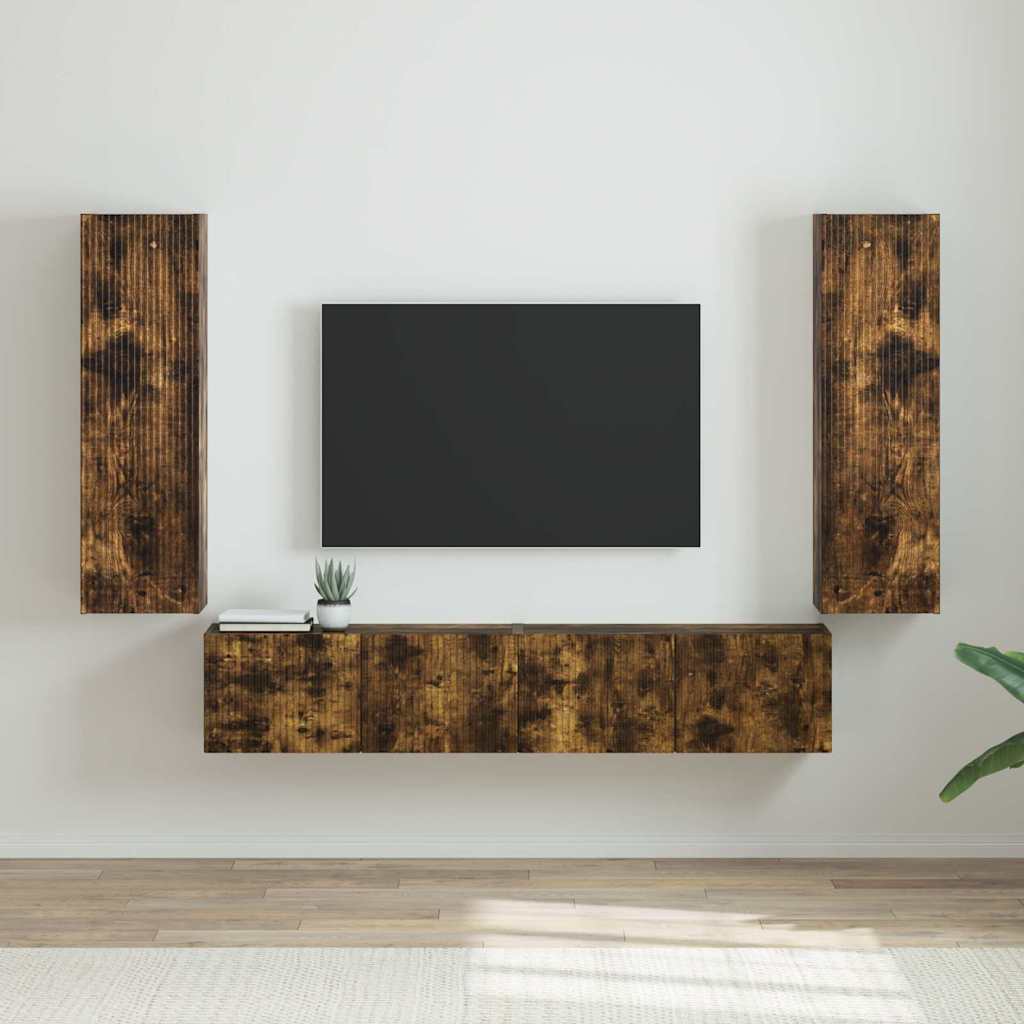 vidaXL TV Wandkast Wandgemonteerd Wit 30 x 31 x 40 cm Bewerkt hout