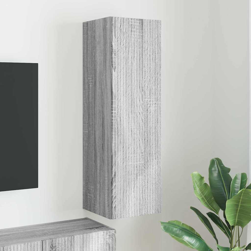 vidaXL TV Wandkast Wandgemonteerd Wit 30 x 31 x 40 cm Bewerkt hout