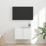 vidaXL TV-wandkast Wandgemonteerd Wit 59,5 x 31 x 40 cm Bewerkt hout