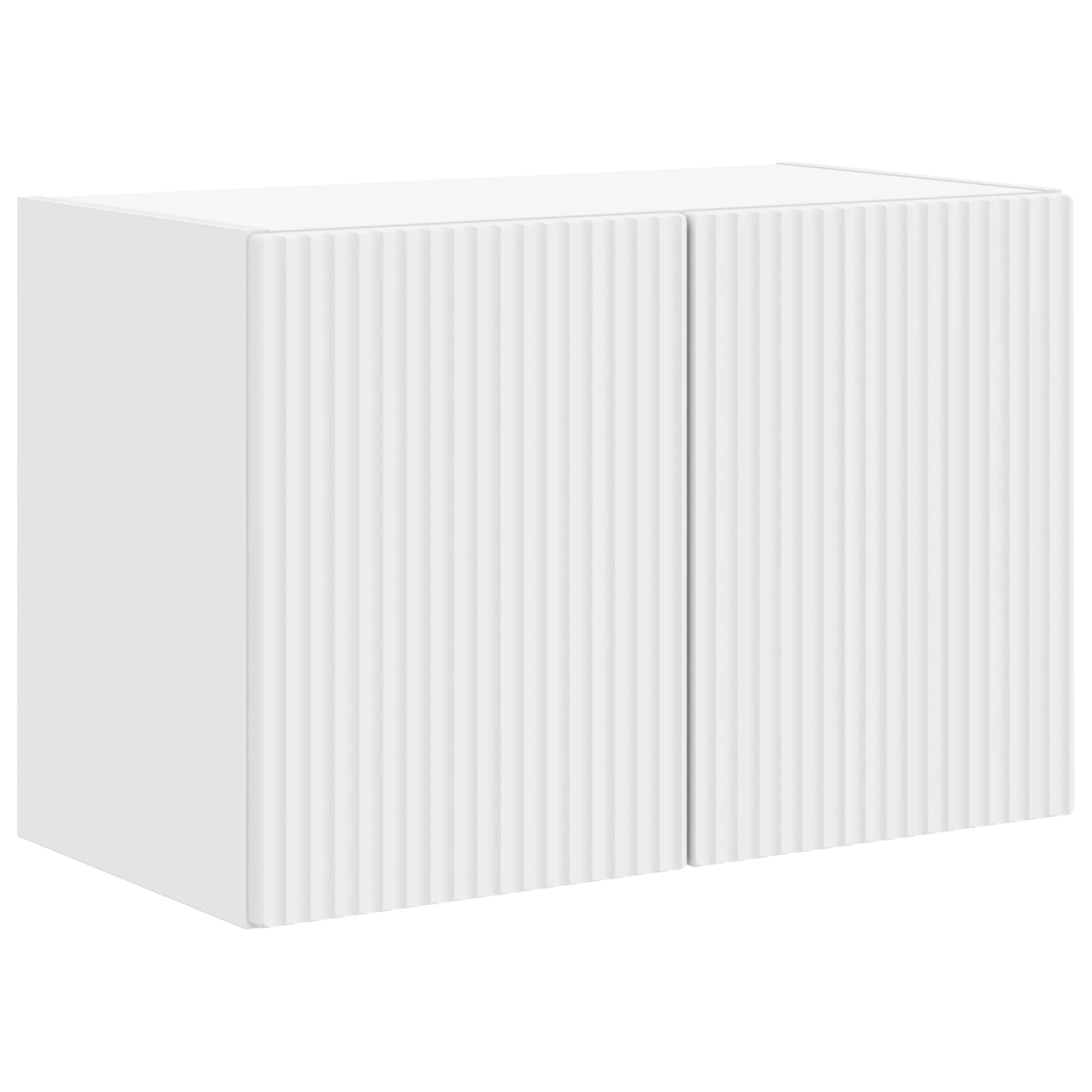 vidaXL TV-wandkast Wandgemonteerd Wit 59,5 x 31 x 40 cm Bewerkt hout