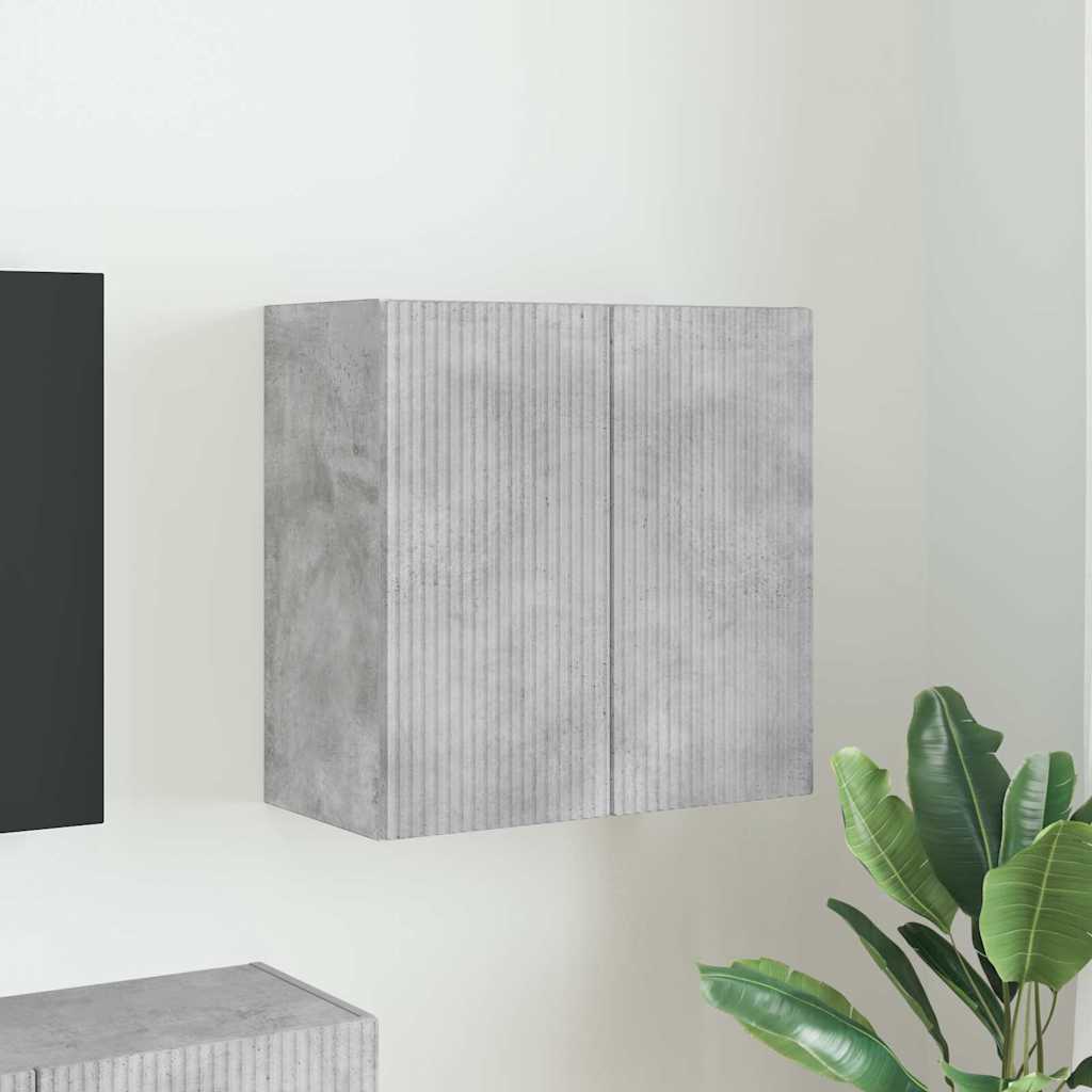 vidaXL TV-wandkast Wandgemonteerd Wit 59,5 x 31 x 40 cm Bewerkt hout