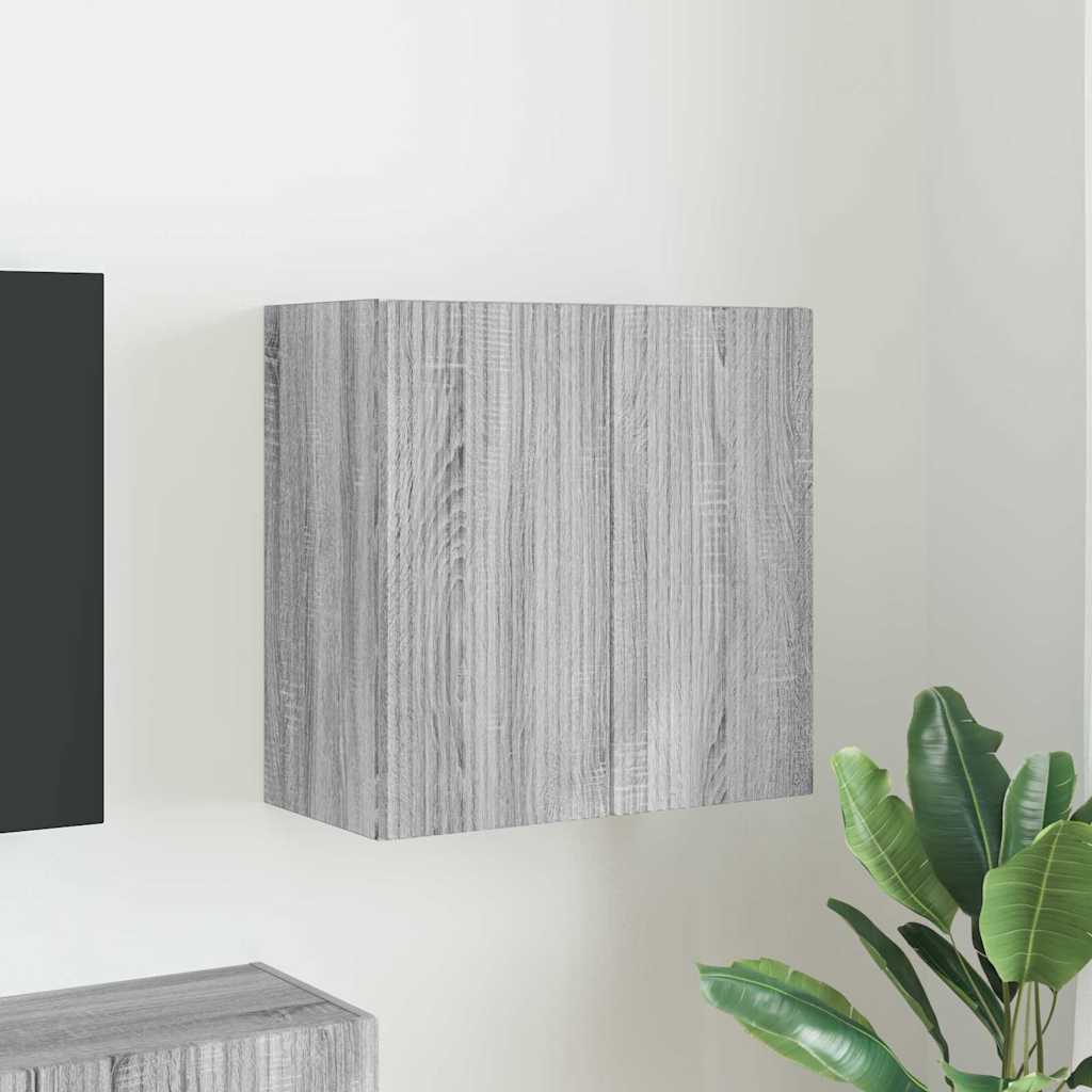 vidaXL TV-wandkast Wandgemonteerd Wit 59,5 x 31 x 40 cm Bewerkt hout
