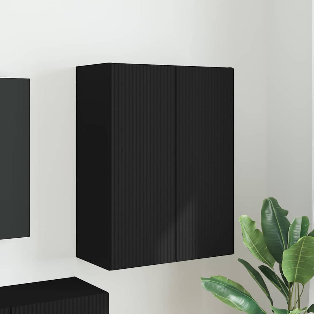 vidaXL TV-wandkast Wandgemonteerd Wit 59,5 x 31 x 40 cm Bewerkt hout
