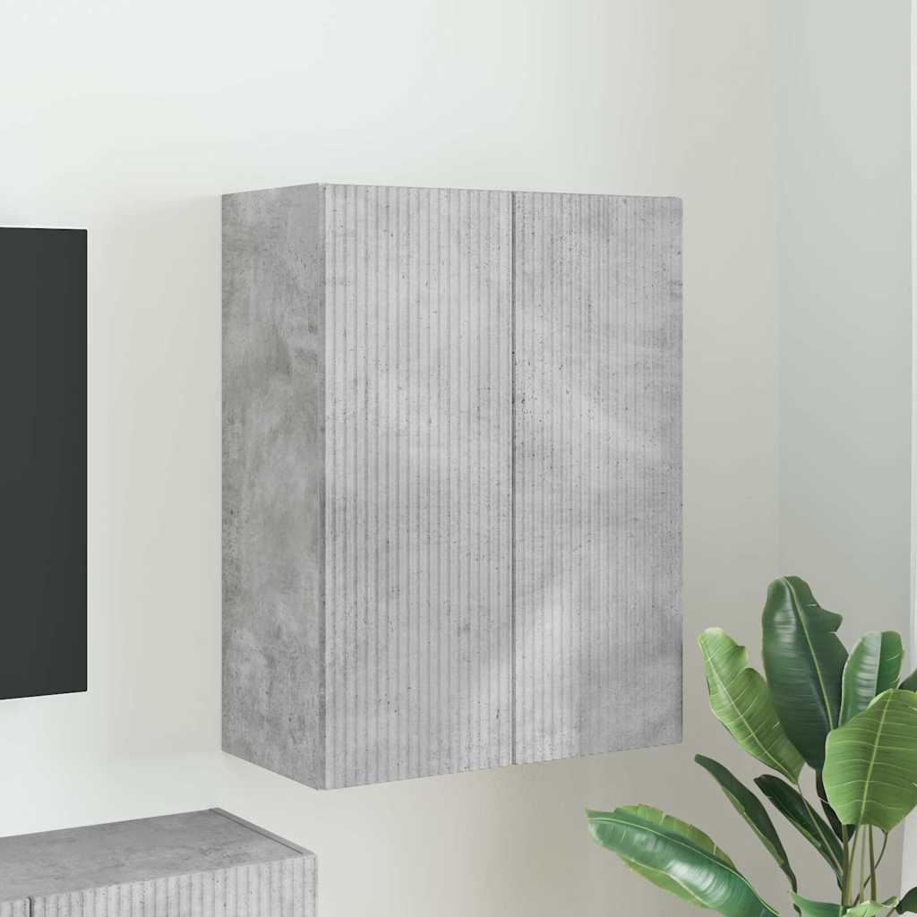 vidaXL TV-wandkast Wandgemonteerd Wit 59,5 x 31 x 40 cm Bewerkt hout